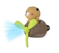 Pilot Désodorisant De Voiture, Pince De Vent De Désodorisant De Voiture - Diffuseur D'huile Animale Pilote De Dessin Animé | Pilote Animal Aromathérapie Ornement, Auto Rotation Hélice Ventilateur De