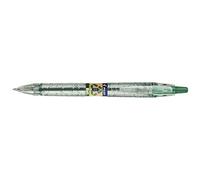 Pilot Ecoball Lot de 10 stylos à bille recyclés Vert Taille M