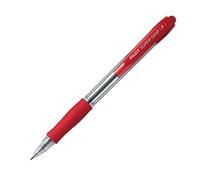 PILOT - Ecriture - Stylo bille Pilot Super Grip Rétractable Pointe Fine Rouge
