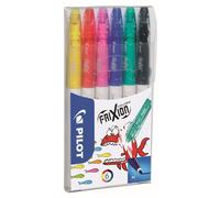 Feutres Pilot Frixion Colors couleurs assorties - Pochette de 6