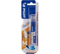 Pilot Pen Frixion Ball Bleu Pointe moyenne Encre gel lot de 3 recharges
