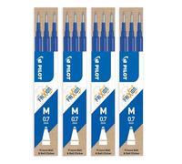 Pilot FriXion Ball, Lot de 4 paquets de 3 recharges (Set de 12), 0,7 recharges pour stylo à bille Bleu