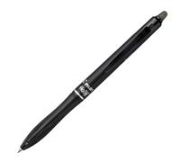 Pilot Frixion Ball Plus Stylo roller effaçable à pointe moyenne 0,7 mm Encre thermosensible Effacement propre Corps en plastique durable pour bureau, école, marquage de tissu et projets créatifs Noir