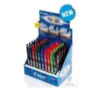 Pilot Frixion Ball - Roller - Non Permanent - Couleurs Assorties - Encre En Gel Thermosensible - 0.7 Mm - Fin - Avec Gomme - Pack De 60