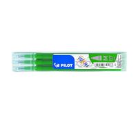 Pilot - FriXion Ball - Set de 3 recharges - Vert - Pointe Moyenne