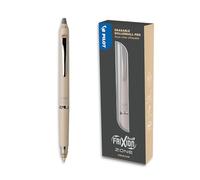 PILOT - Frixion Ball Zone Beige en coffret cadeau - Stylo rétractable effaçable premium à encre thermosensible - Stylo roller rechargeable et ergonomique - Encre noire - Pointe moyenne