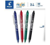 Pilot Stylo roller FriXion Ball Clicker 0.4 mm noir 2270001