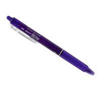 Pilot Pen Roller encre gel effaçable FRIXION Clicker 0,7 mm rétractable Violet