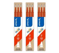 Pilot Frixion Erasable Rollerball Refill Red 0.5mm Tip (Pack of 3)