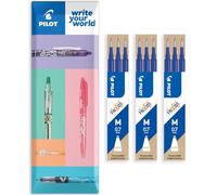 Pilot Frixion Heat/Friction Lot de 9 recharges effaçables Ligne moyenne 0,7 mm (Bleu)