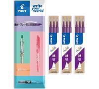 Pilot Frixion Heat/Friction Lot de 9 recharges effaçables Ligne moyenne 0,7 mm (Violet)