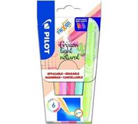 Pilot Frixion Light Natural - Portefeuille De 6 Marqueurs Surligneurs