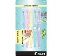 Pilot FriXion Light Pastel Collection Lot de 5 surligneurs effaçables Jaune/rose/vert/violet/bleu