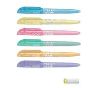 Pilot Surligneurs effaçables FriXion Light Soft Lot de 6 – couleurs pastel