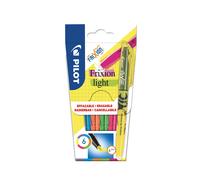 Pilot FriXion Light Surligneurs effaçables pointe moyenne 4 mm couleurs assorties - Lot de 6