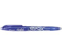Pilot Pen Stylos roller effaçables Frixion – Lot de 12, pointe fine 0,5 mm – Bleu