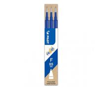 Pilot Frixion Lot de 2 paquets de 6 recharges Pointe aiguille 0,5 mm Encre bleue