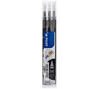 Pilot Frixion Lot de 3 recharges d'encre de Rechange pour Stylo à Bille effaçable Noir