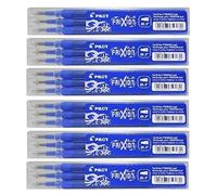 Pilot Frixion Lot de 6 paquets de mines de rechange effaçables pour stylo à bille BLS-Fr7 Bleu 0,7 mm