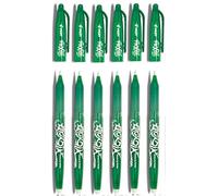 Pilot Frixion Lot de 6 stylos effaçables Pointe 0,7 mm Trait 0,35 mm BL-FR7 Vert