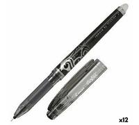 Pilot Frixion Point 0.5 roller set de 12 pièces noir