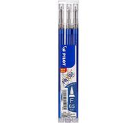 Pilot Frixion Point Bleu Pointe Fine, 3 recharges