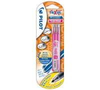 Pilot Frixion Point Etui de 3 Recharges Roller Encre Gel Thermosensible Pointe Fine Rose