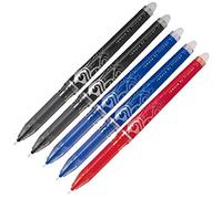 Pilot Frixion Point Roller effaçable Pointe 0,5 mm 2 x noir / 2 x bleu / 1 x rouge