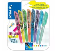 Pilot Frixion Surligneur Lumière Souple Pastel Effaçable 8 De Couleurs Assorties