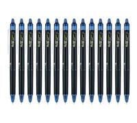 PILOT FriXion Synergy Clicker Lot de 14 stylos à encre gel effaçable, pointe extra fine, encre bleu marine, 17840