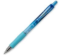 Pilot G-2-07 Stylo roller à encre gel à bulles - Stylos rétractables à encre lisse avec prise en main ergonomique pour écrire, journal, croquis, prise de notes et création - Encre bleue - Corps bleu