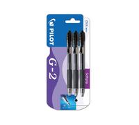 Pilot G-2 Softgrip Noir 3131910210092 Stylo Encre En Gel Retractable Ecriture Scolaire Bureau Commerce Script Lot Set Pack Comasound Kartel Csk Online