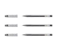 Pilot Pen Rollers G-TEC C4 - Encre gel - Pointe extra-fine - Blister de 3 Noir