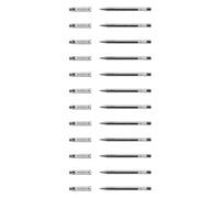 Pilot G-TEC-C4 Lot de 12 Stylo à bille Pointe hi-tech extra-fine Encre gel Noire Corps plastique avec capuchon