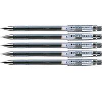Pilot G-Tec C4 Lot de 5 stylos à encre gel 0,4 mm Noir