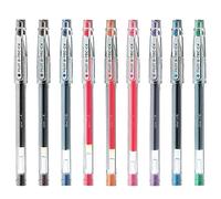 PILOT G-Tec C4 Lot de 9 stylos roller à encre gel Pointe 0,4 mm Trait 0,2 mm