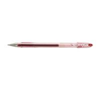 Pilot G1 07 Lot de 12 Stylo à bille Pointe moyenne Encre gel Rouge Corps plastiq