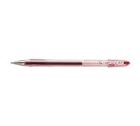 Pilot G1 07 Lot de 12 Stylo à bille Pointe moyenne Encre gel Rouge Corps plastique et capuchon