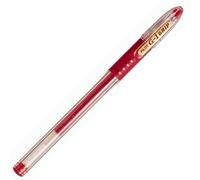 Pilot - G1 Grip - Stylo À Bille - Pointe Fine - Encre Gel Rouge - Corps Plastique Avec Grip Caoutchouc Et Capuchon - Lot De 12