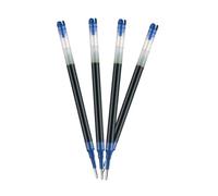 Pilot G2-07 Lot de 4 recharges d'encre gel bleue - Pointe moyenne de 0,7 mm de rechange pour Pilot G2 AlphaGel G23 G2ex Gel-X Begreen G-Knock ExecuGel B2P, fournitures d'écriture pour travail, étude