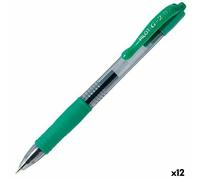Pilot G2-07 Stylo à encre gel vert - Set de 12 pièces