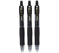 Pilot G2 Pixie Lot de 12 Roller rétractable à encre gel Pointe 0,7 mm Noir
