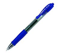 Pilot G2+ Stylo roller encre gel rétractable pointe moyenne 0,7 mm bleu