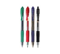 Pilot G207 Lot de 20 stylos roller à encre gel rétractable 0,7 mm Bleu coleurs assorties