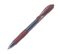 Pilot G207 Stylo Roller à encre gel et pointe rétractable de 0,7 mm Single caramel