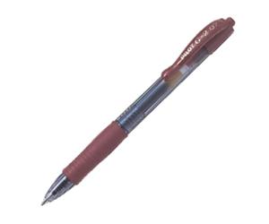 Pilot G207 Stylo Roller à encre gel et pointe rétractable de 0,7 mm Single caramel
