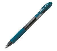 Pilot G207 Stylo Roller à encre gel et pointe rétractable de 0,7 mm Single Vert paon