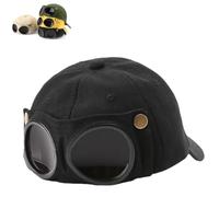 Pilot Goggles Baseball Cap for Men, Korean Style Hat