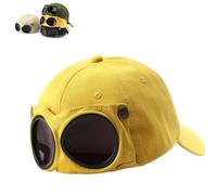 Pilot Goggles Baseball Cap for Men, Korean Style Hat