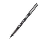 Pilot Pen – Stylo roller à encre liquide Hi-Tecpoint V5 – pointe fine, encre noire – Boîte de 12